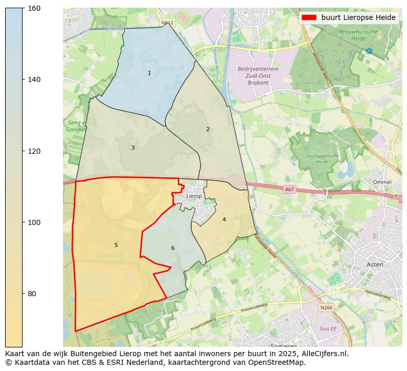 Afbeelding van de buurt Lieropse Heide op de kaart.