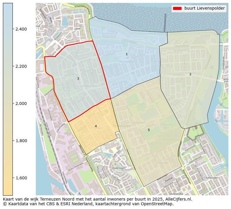 Afbeelding van de buurt Lievenspolder op de kaart.