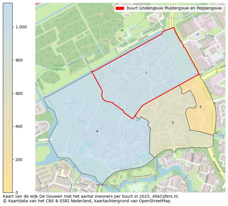 Afbeelding van de buurt Lindengouw Muidergouw en Peppengouw op de kaart.