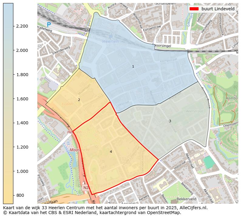 Afbeelding van de buurt Lindeveld op de kaart.