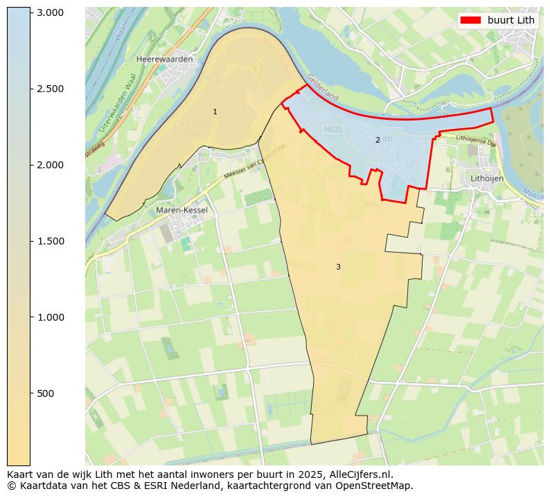 Afbeelding van de buurt Lith op de kaart.