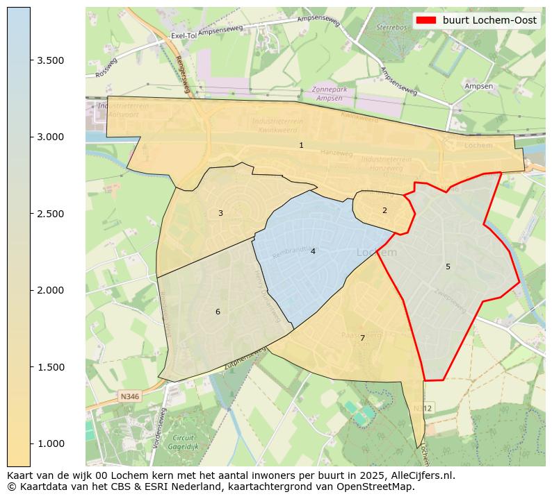 Afbeelding van de buurt Lochem-Oost op de kaart.
