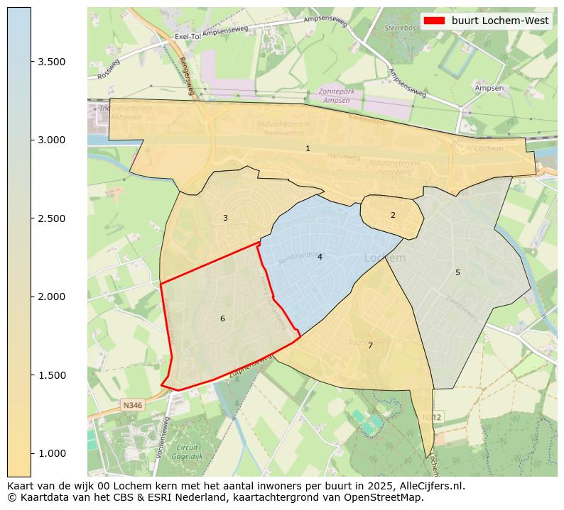 Afbeelding van de buurt Lochem-West op de kaart.