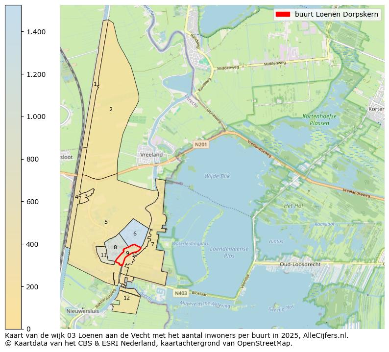 Afbeelding van de buurt Loenen Dorpskern op de kaart.
