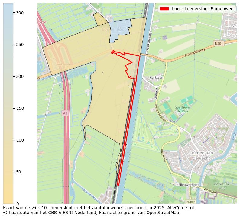 Afbeelding van de buurt Loenersloot Binnenweg op de kaart.