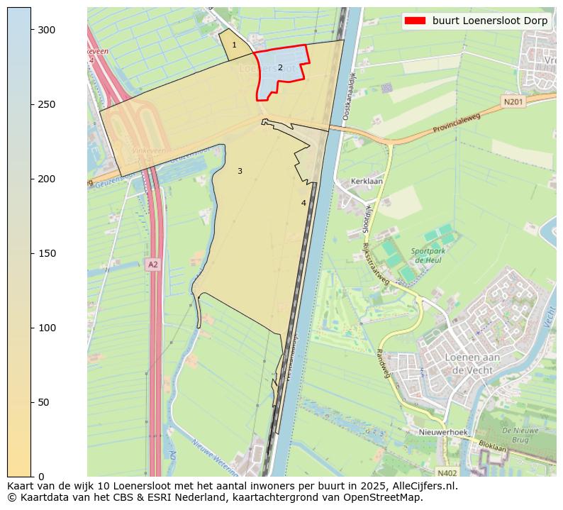 Afbeelding van de buurt Loenersloot Dorp op de kaart.