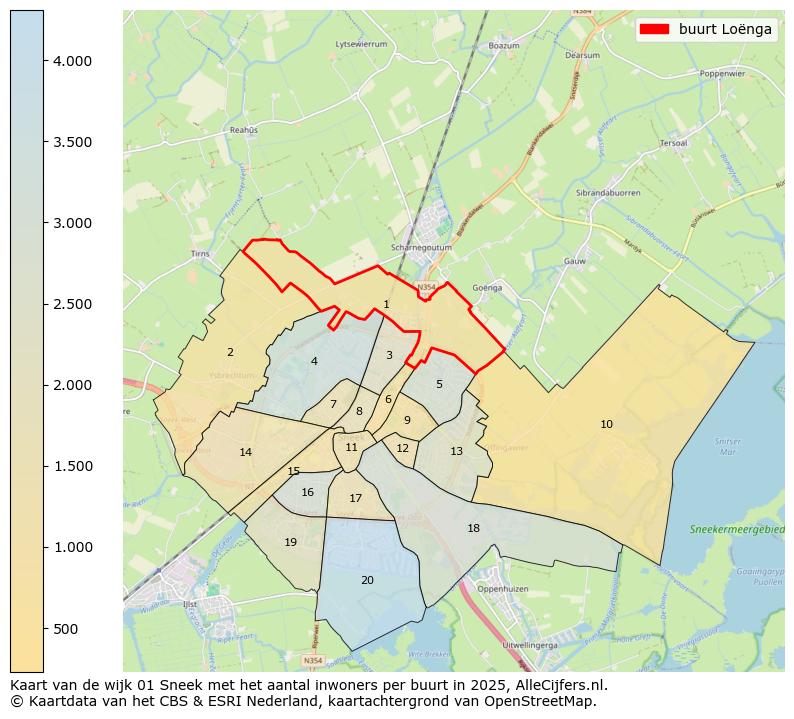 Afbeelding van de buurt Loënga op de kaart.