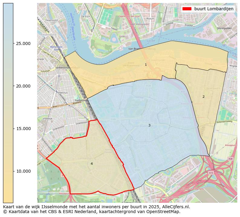 Afbeelding van de buurt Lombardijen op de kaart.