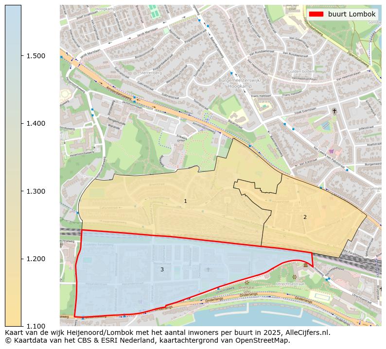 Afbeelding van de buurt Lombok op de kaart.