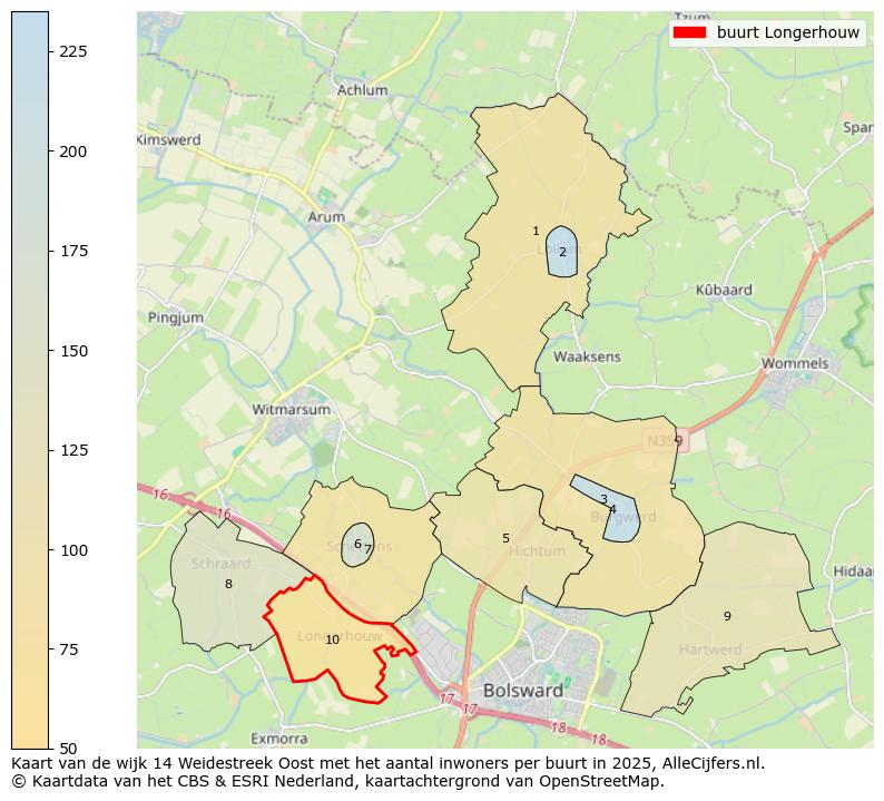 Afbeelding van de buurt Longerhouw op de kaart.