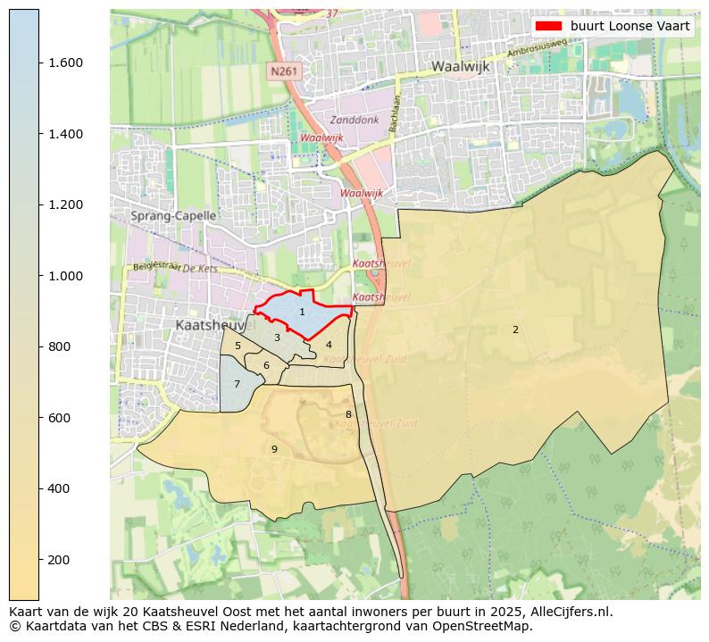 Afbeelding van de buurt Loonse Vaart op de kaart.