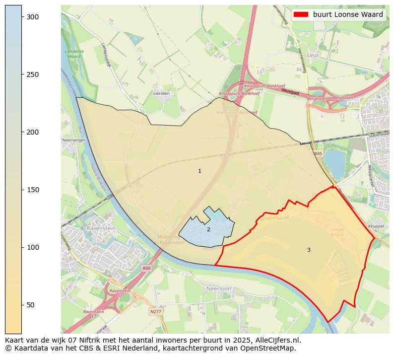 Afbeelding van de buurt Loonse Waard op de kaart.