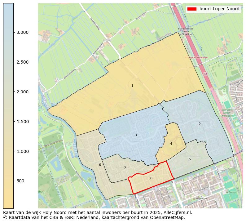 Afbeelding van de buurt Loper Noord op de kaart.