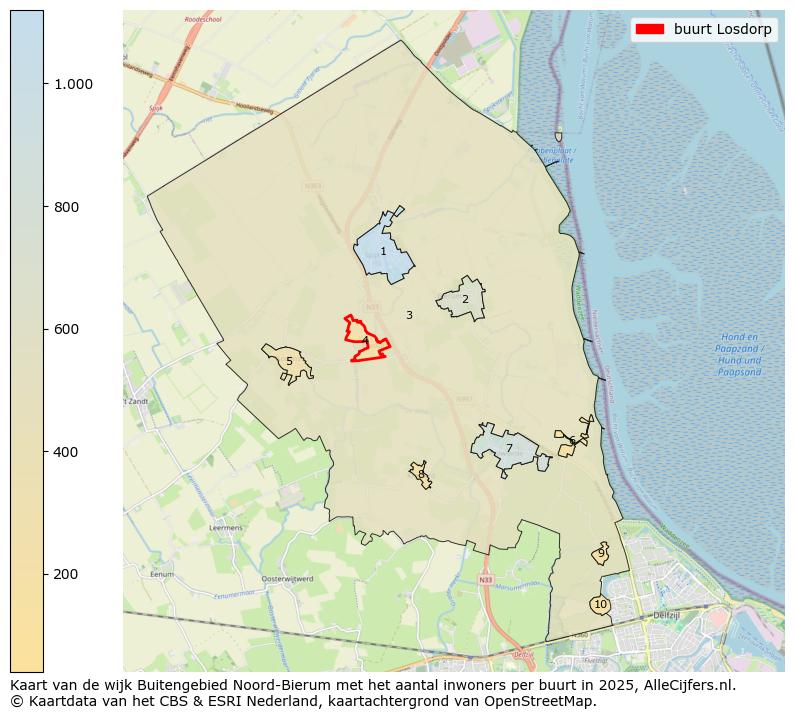 Afbeelding van de buurt Losdorp op de kaart.