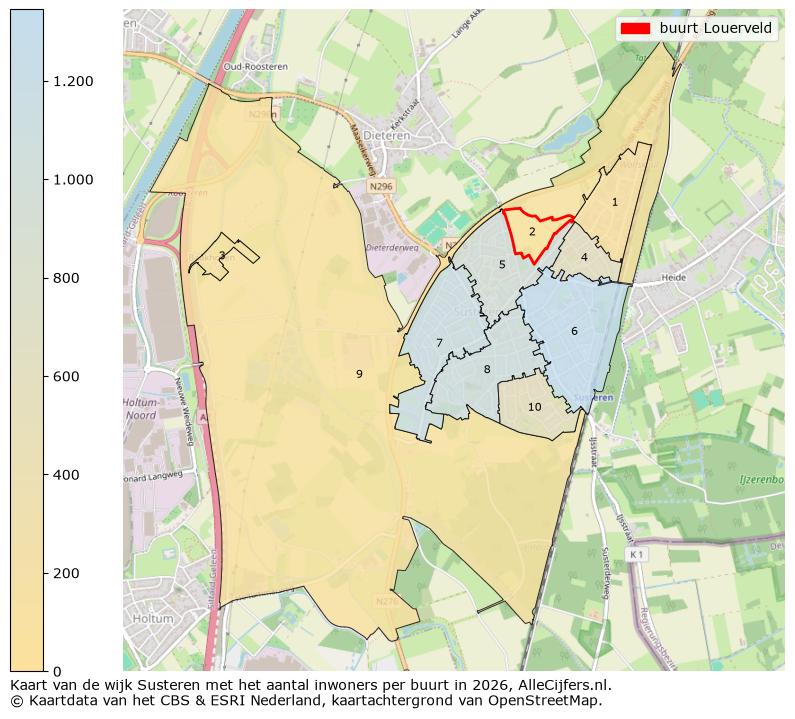 Afbeelding van de buurt Louerveld op de kaart.