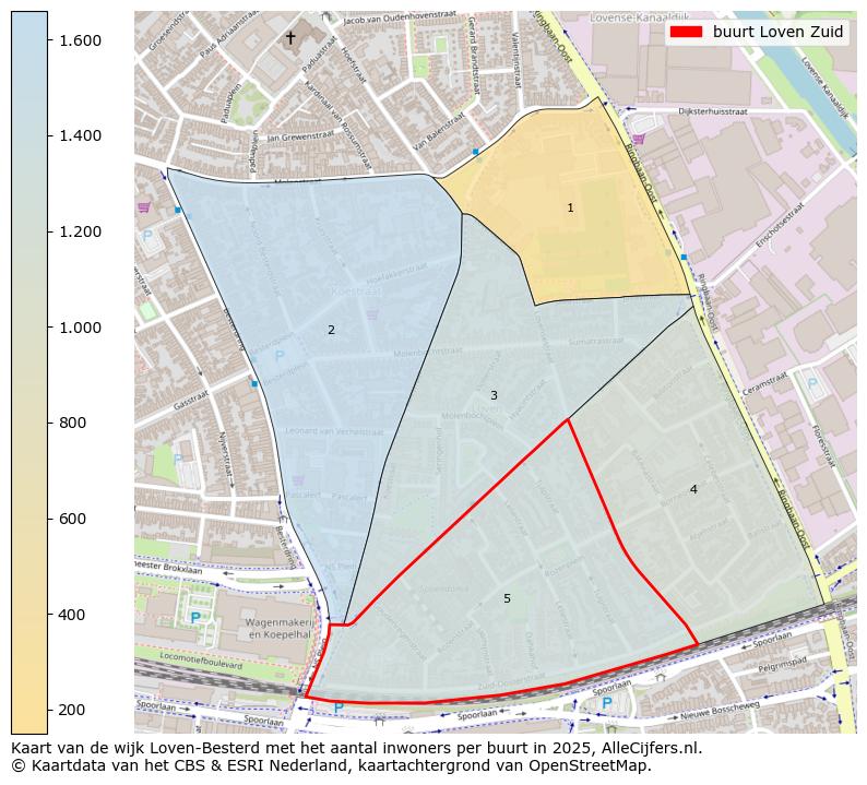 Afbeelding van de buurt Loven Zuid op de kaart.