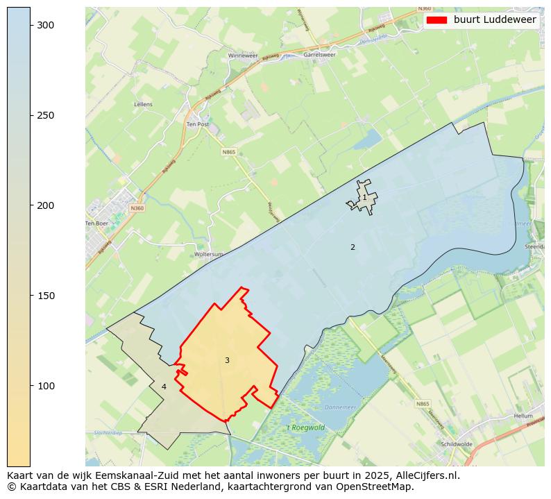 Afbeelding van de buurt Luddeweer op de kaart.