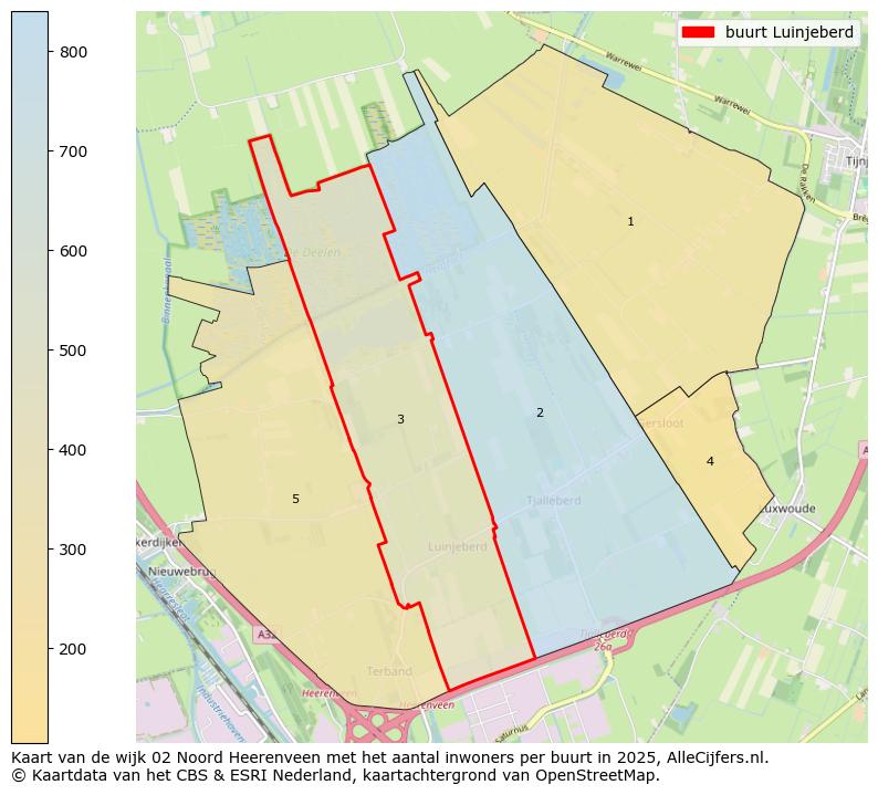 Afbeelding van de buurt Luinjeberd op de kaart.