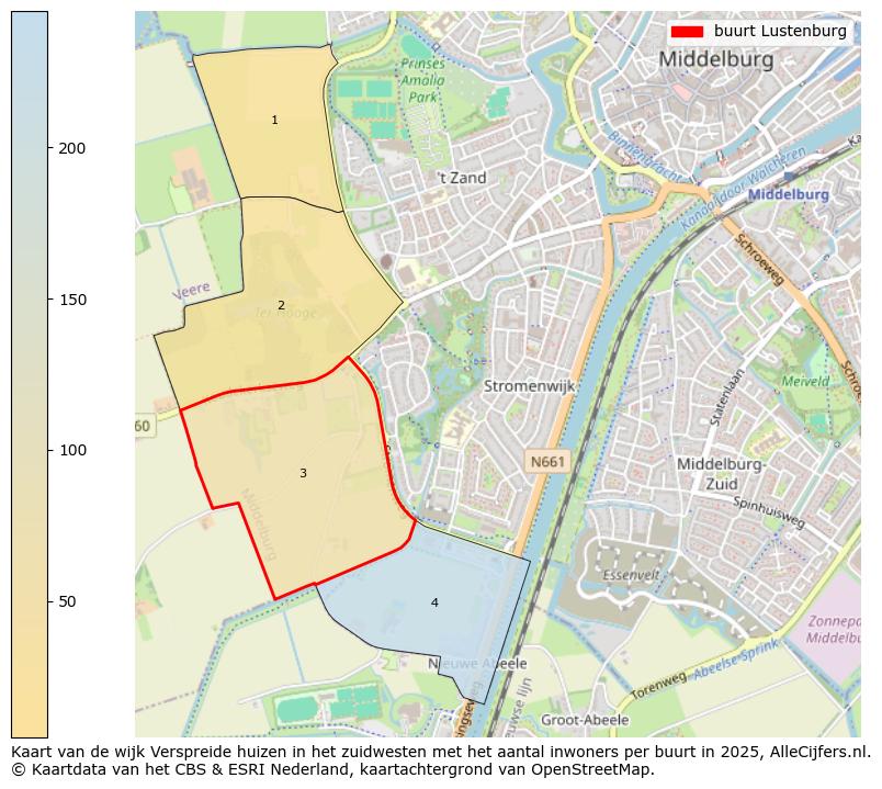 Afbeelding van de buurt Lustenburg op de kaart.