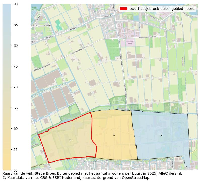 Afbeelding van de buurt Lutjebroek buitengebied noord op de kaart.