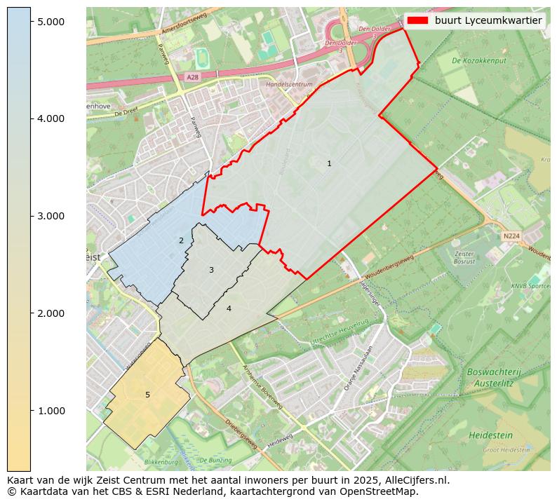 Afbeelding van de buurt Lyceumkwartier op de kaart.