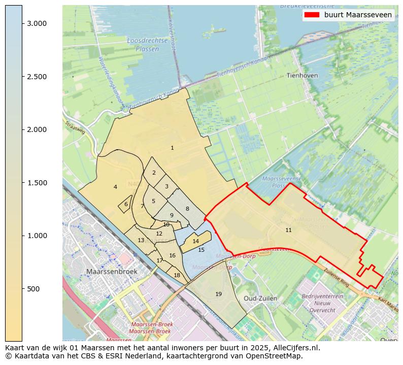 Afbeelding van de buurt Maarsseveen op de kaart.