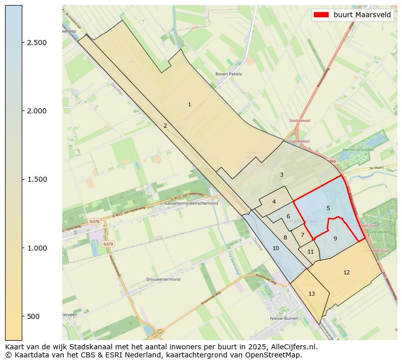 Afbeelding van de buurt Maarsveld op de kaart.