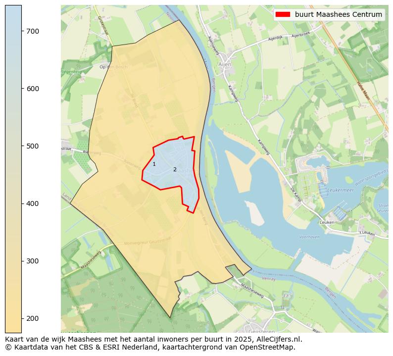 Afbeelding van de buurt Maashees Centrum op de kaart.