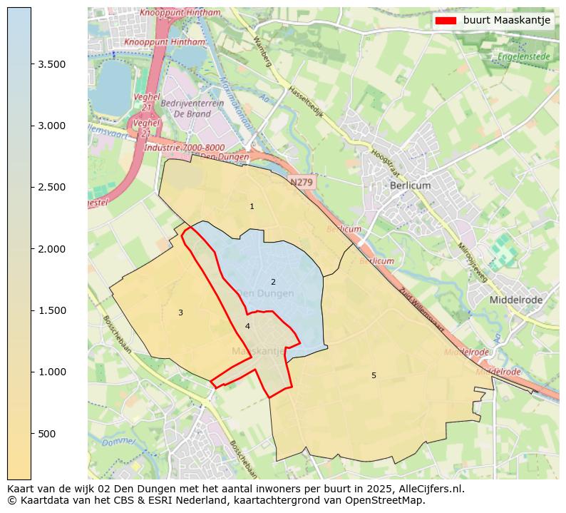 Afbeelding van de buurt Maaskantje op de kaart.