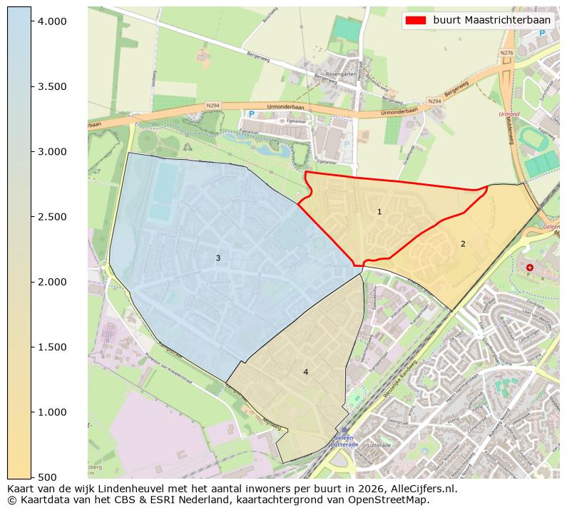 Afbeelding van de buurt Maastrichterbaan op de kaart.