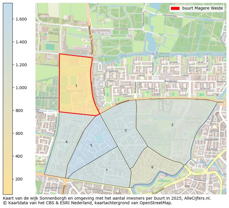 Afbeelding van de buurt Magere Weide op de kaart.