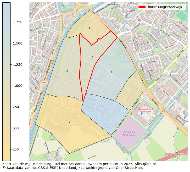 Afbeelding van de buurt Magistraatwijk I op de kaart.