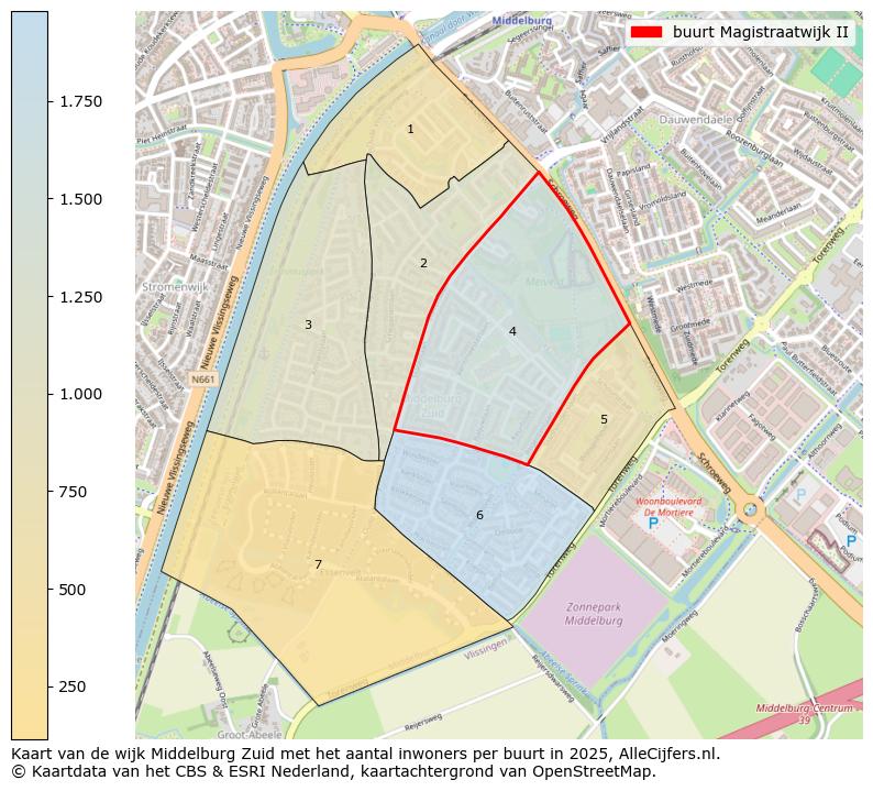 Afbeelding van de buurt Magistraatwijk II op de kaart.