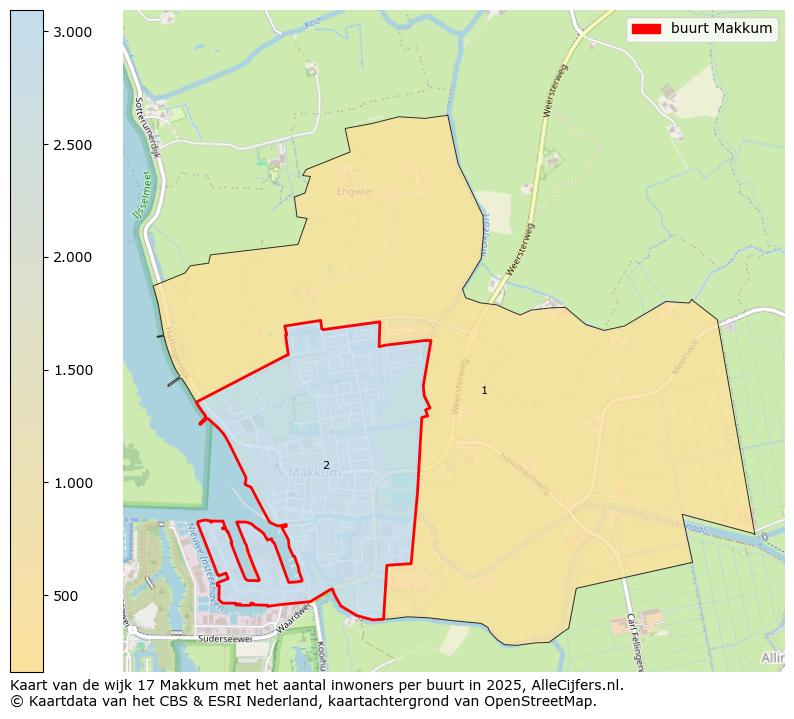 Afbeelding van de buurt Makkum op de kaart.
