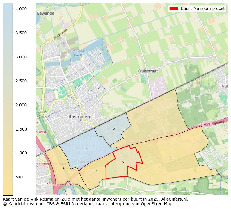Afbeelding van de buurt Maliskamp oost op de kaart.