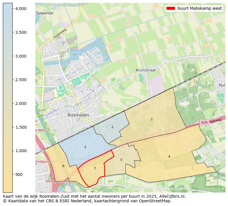 Afbeelding van de buurt Maliskamp west op de kaart.