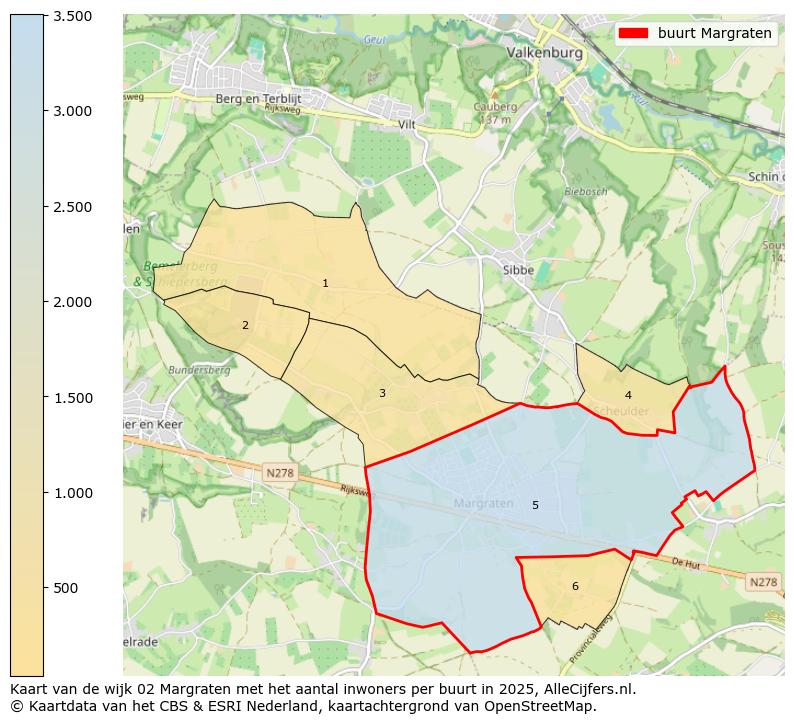Afbeelding van de buurt Margraten op de kaart.