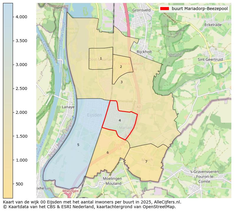 Afbeelding van de buurt Mariadorp-Beezepool op de kaart.