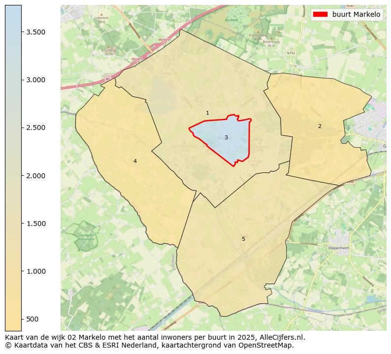 Afbeelding van de buurt Markelo op de kaart.