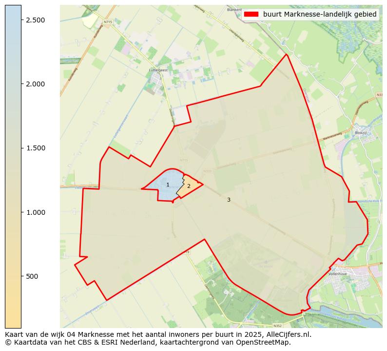 Afbeelding van de buurt Marknesse-landelijk gebied op de kaart.