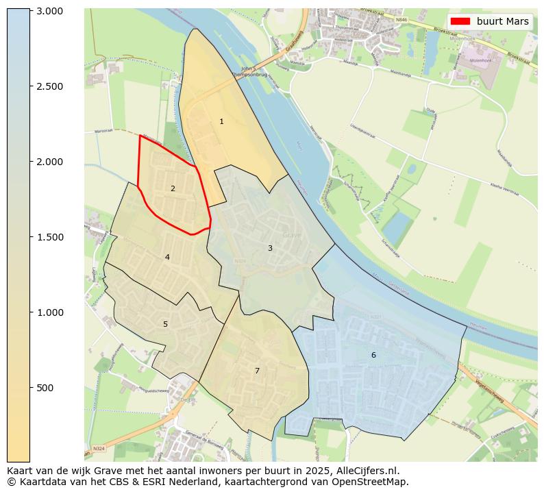 Afbeelding van de buurt Mars op de kaart.