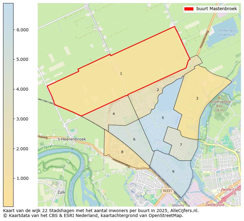 Afbeelding van de buurt Mastenbroek op de kaart.