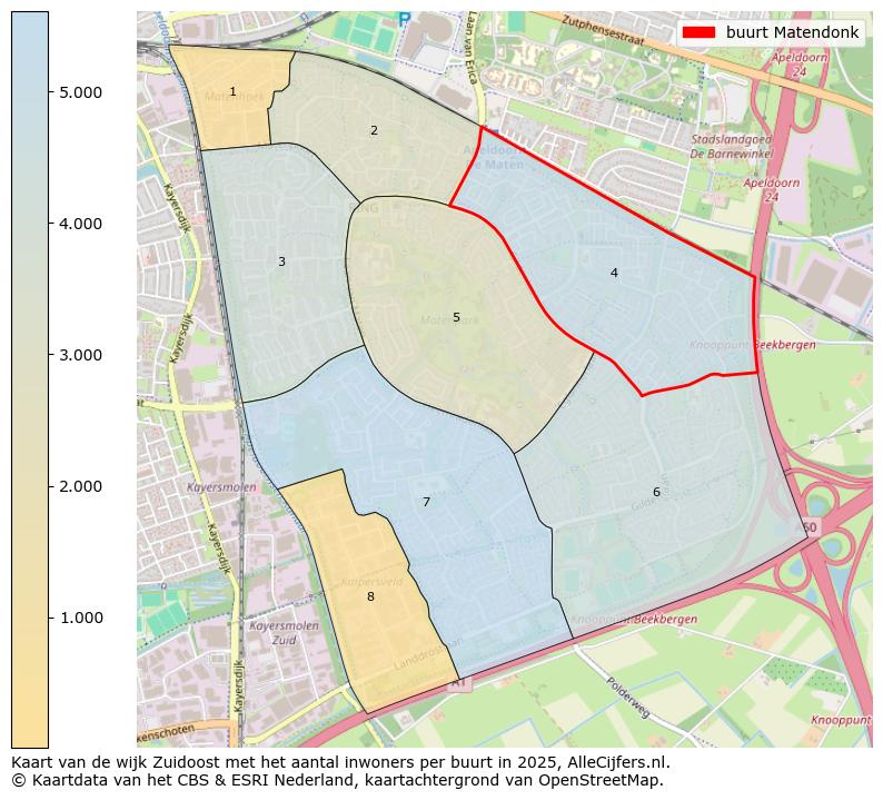 Afbeelding van de buurt Matendonk op de kaart.