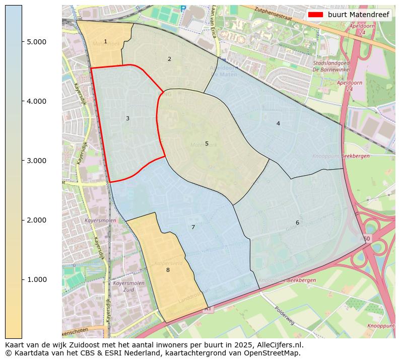 Afbeelding van de buurt Matendreef op de kaart.