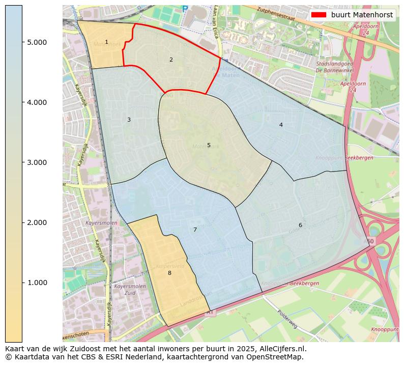 Afbeelding van de buurt Matenhorst op de kaart.