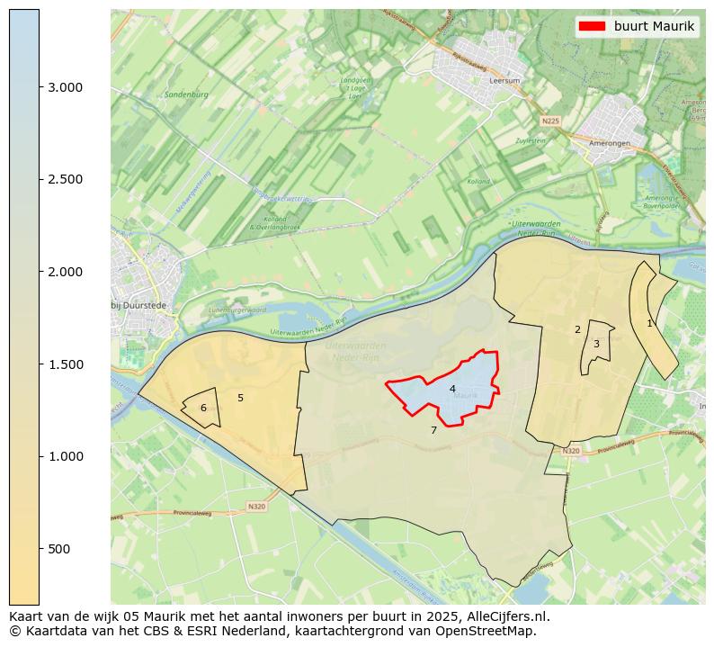 Afbeelding van de buurt Maurik op de kaart.