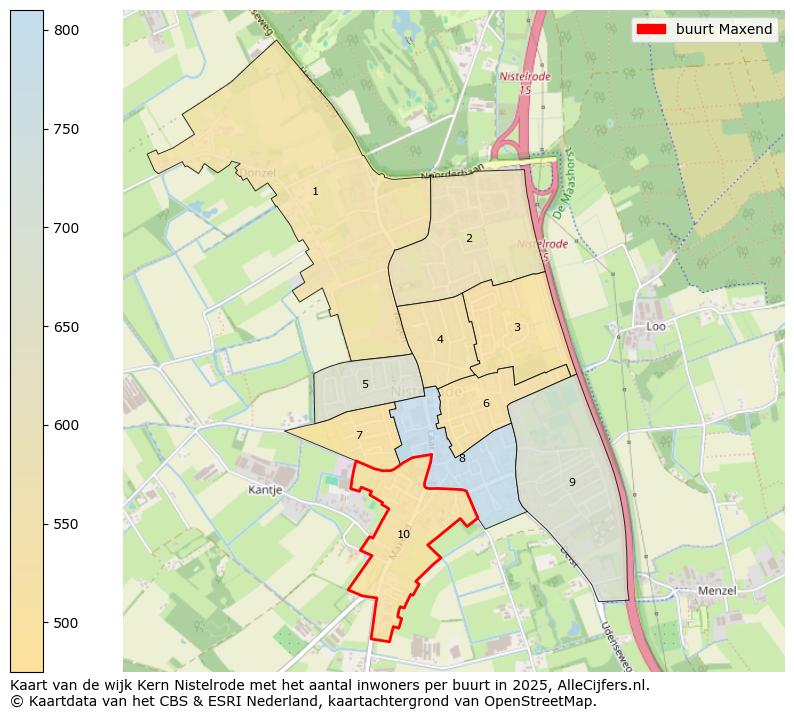 Afbeelding van de buurt Maxend op de kaart.