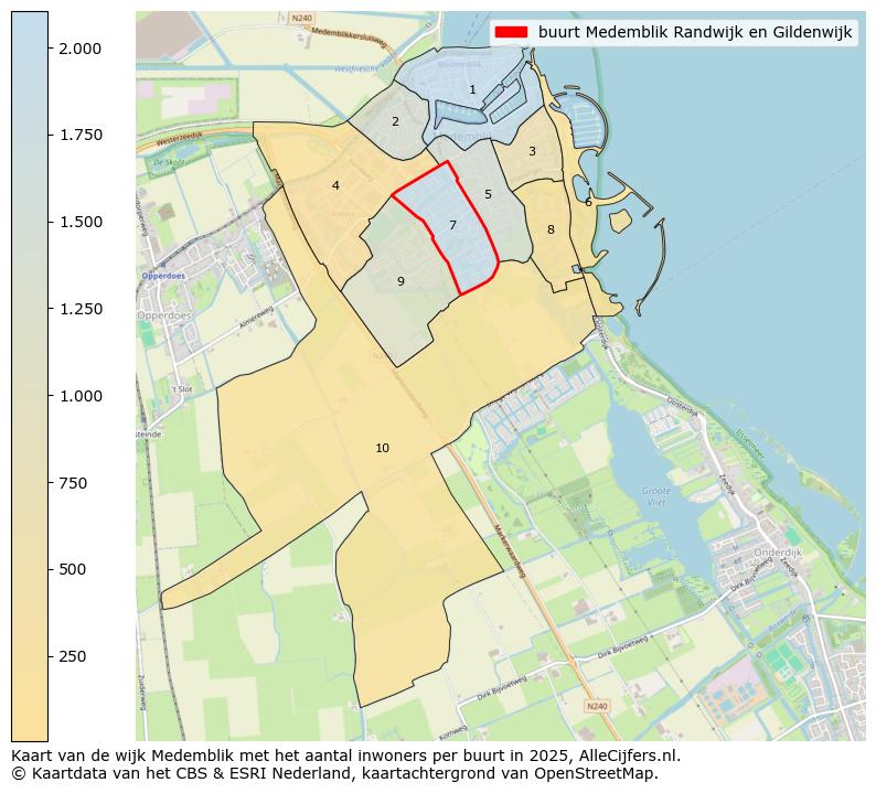 Afbeelding van de buurt Medemblik Randwijk en Gildenwijk op de kaart.