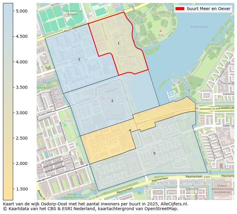 Afbeelding van de buurt Meer en Oever op de kaart.