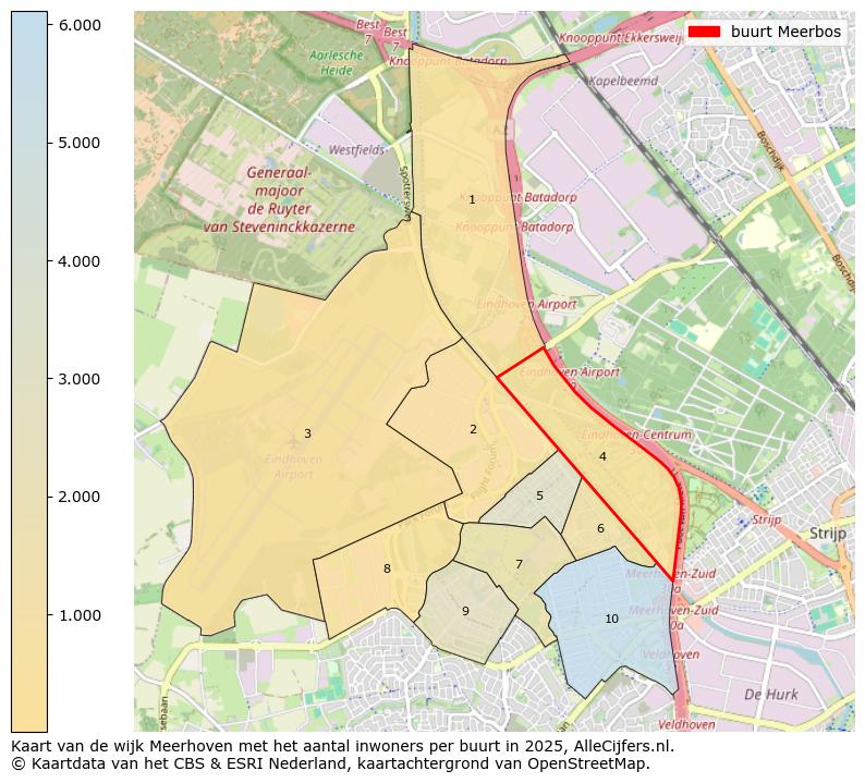Afbeelding van de buurt Meerbos op de kaart.